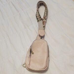 Stylish Cream Crossbody Bag